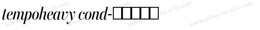 tempoheavy cond字体转换
